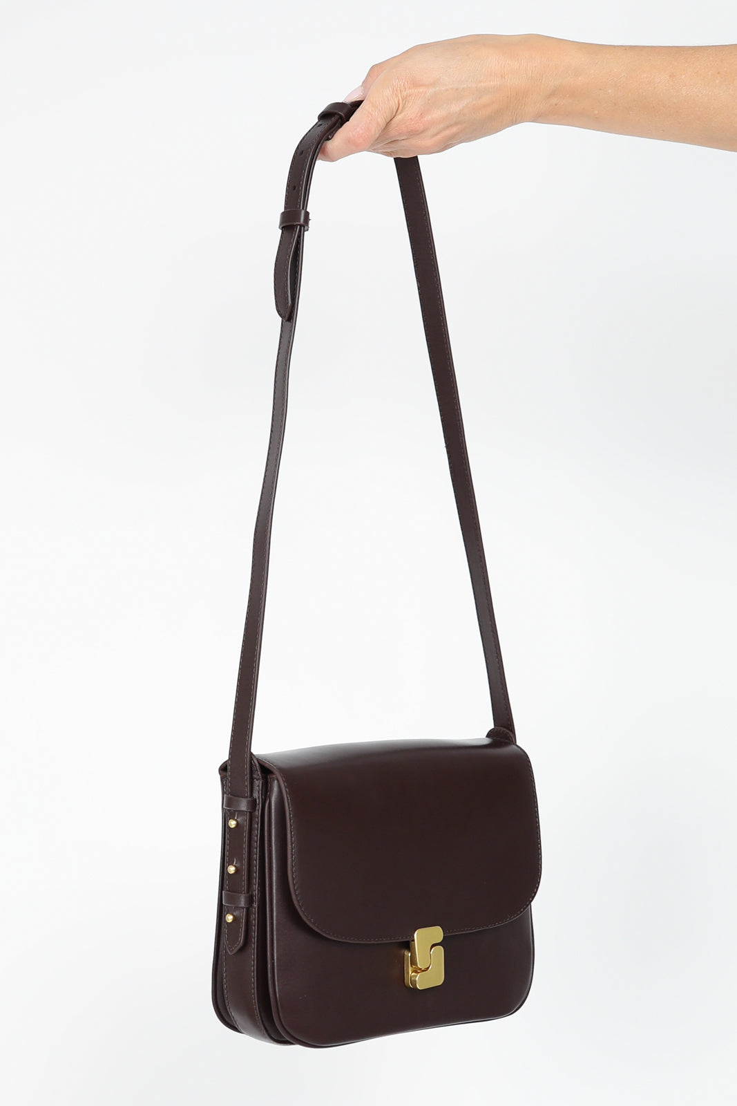 Tasche Bellissima Maxi in Bordeaux Fonce