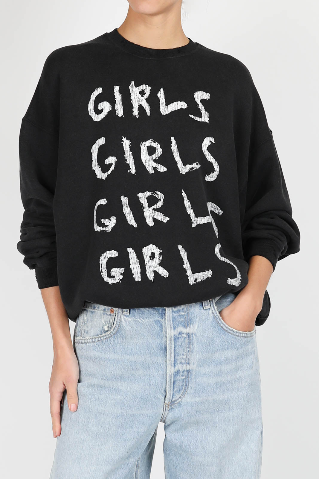 Pullover Girls Girls in Acid Black