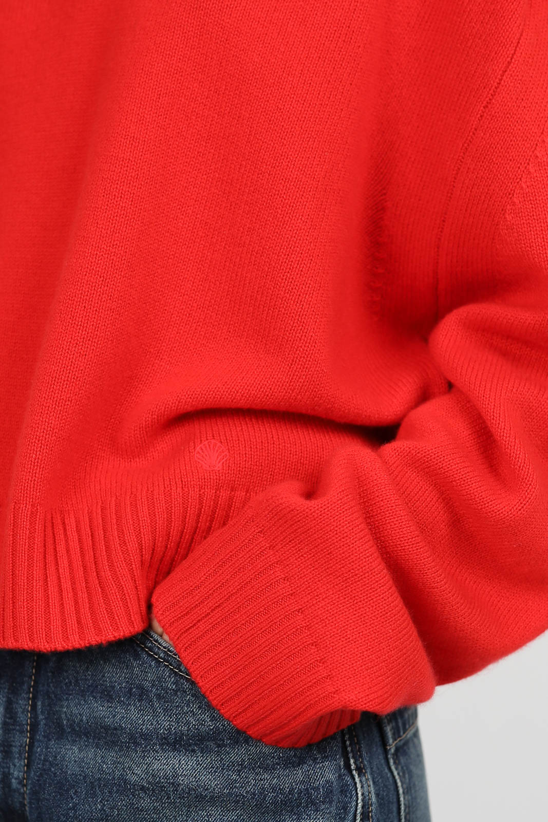 Pullover Polo Homere in Tomato