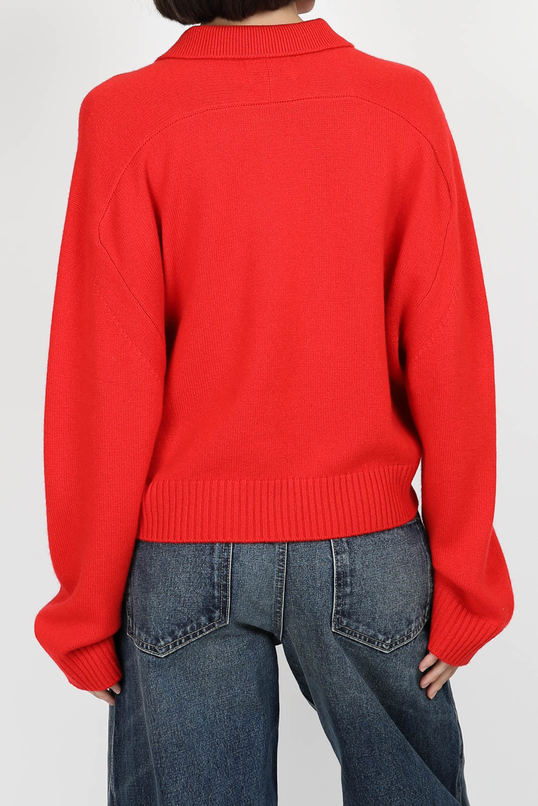 Pullover Polo Homere in Tomato