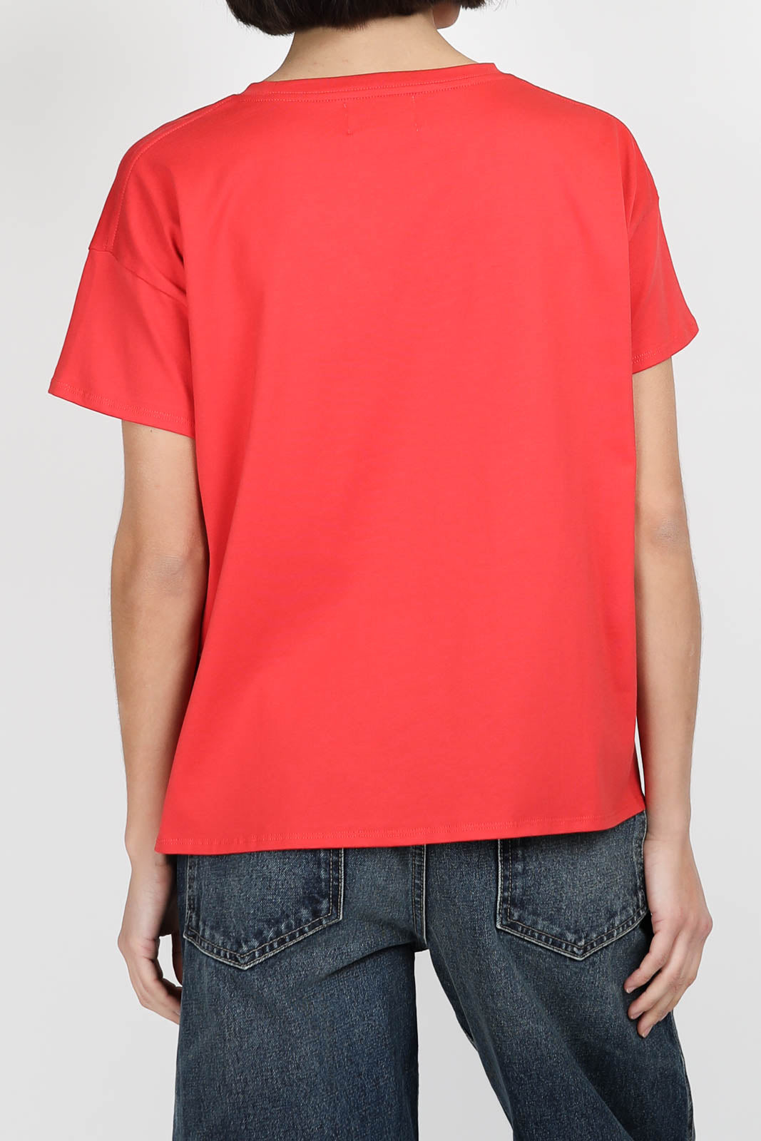 T-Shirt Basiluzzo in Tomato