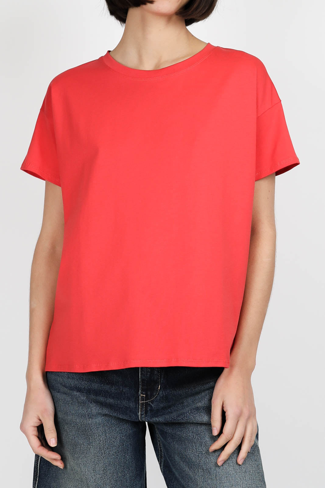 T-Shirt Basiluzzo in Tomato