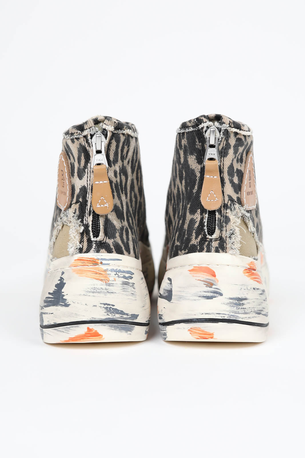 Sneakers Kurt in Distressed Light Leopard