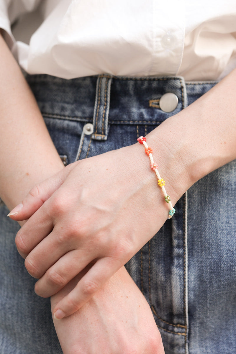 Armband Flower Power in Multicolor