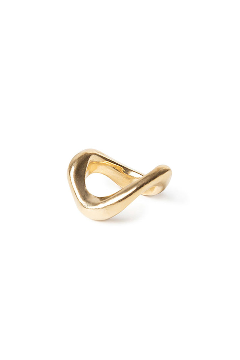 Ring Wave Large in Gold