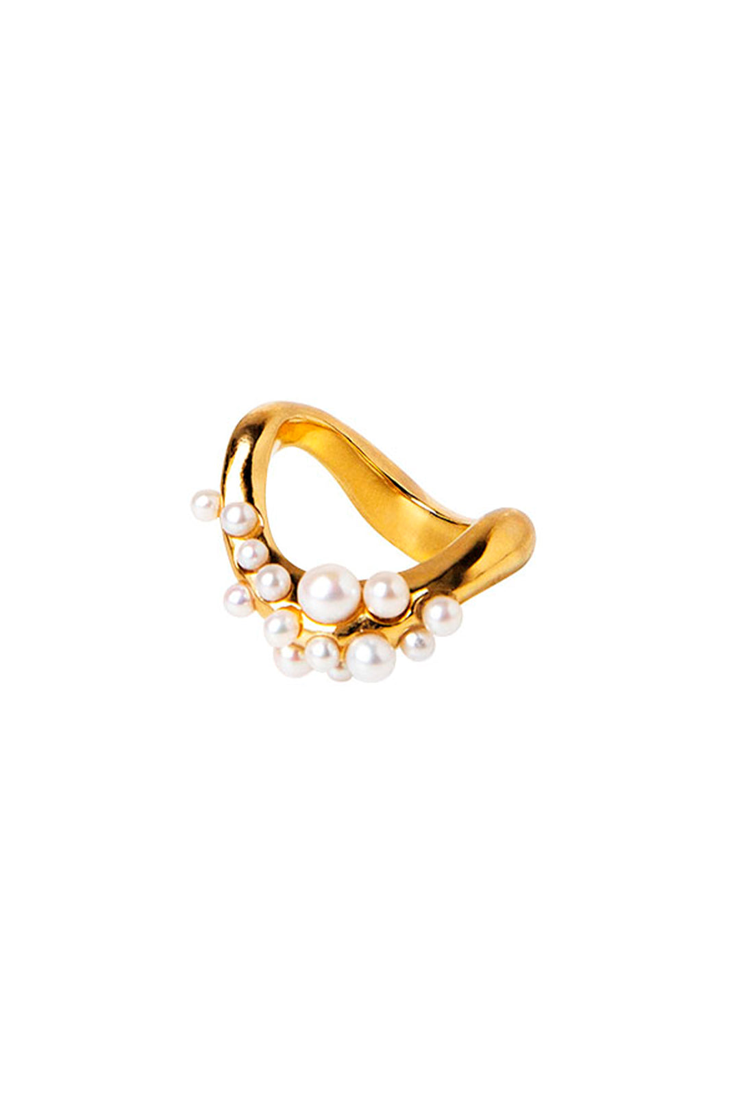 Ring Wave Cluster in Gold