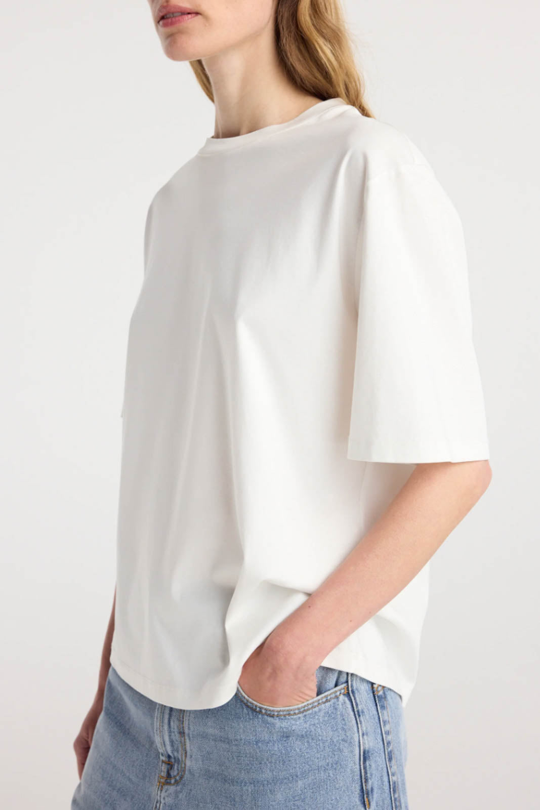  Róhe, T-Shirt Oversized in Off White