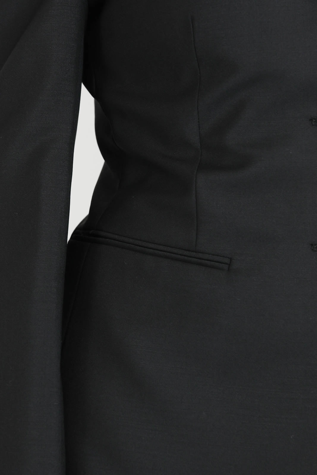 Róhe, Blazer Cinched in Schwarz