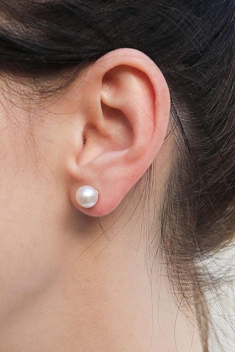Ohrring Small Pearls Piercing in Pearl