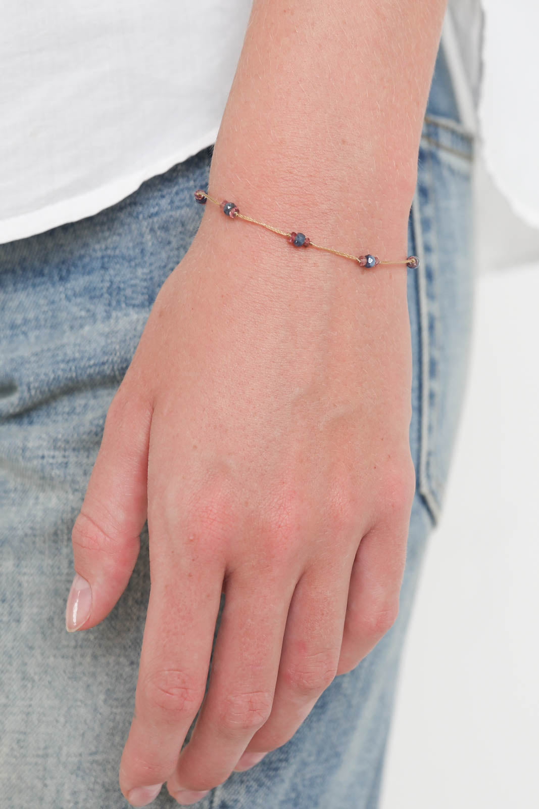Sharing Bijoux, Armband T.Bee Duo in Saphir