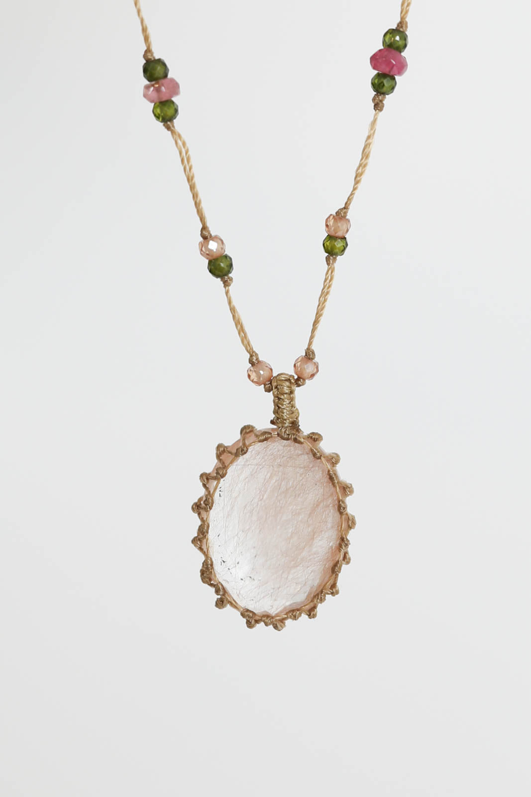 Sharing Bijoux, Halskette Tibet in Rutile Quartz Copper