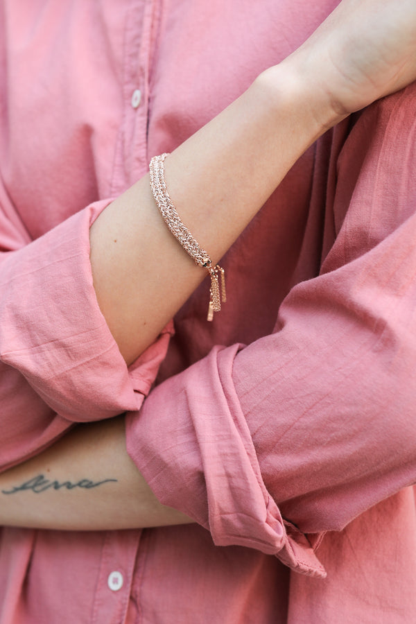 Armband N° 183 in Pink Gold Nude