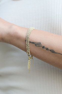 Armband N° 183 in Gold Beige
