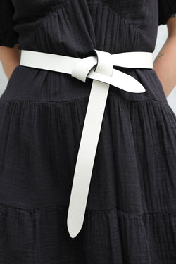 Gürtel Lecce in Chalk Black