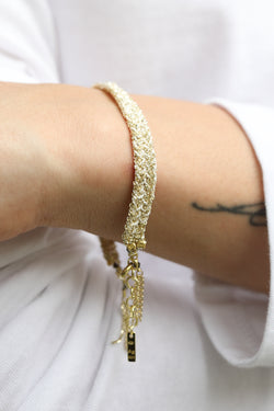 Armband N° 183 in Gold White