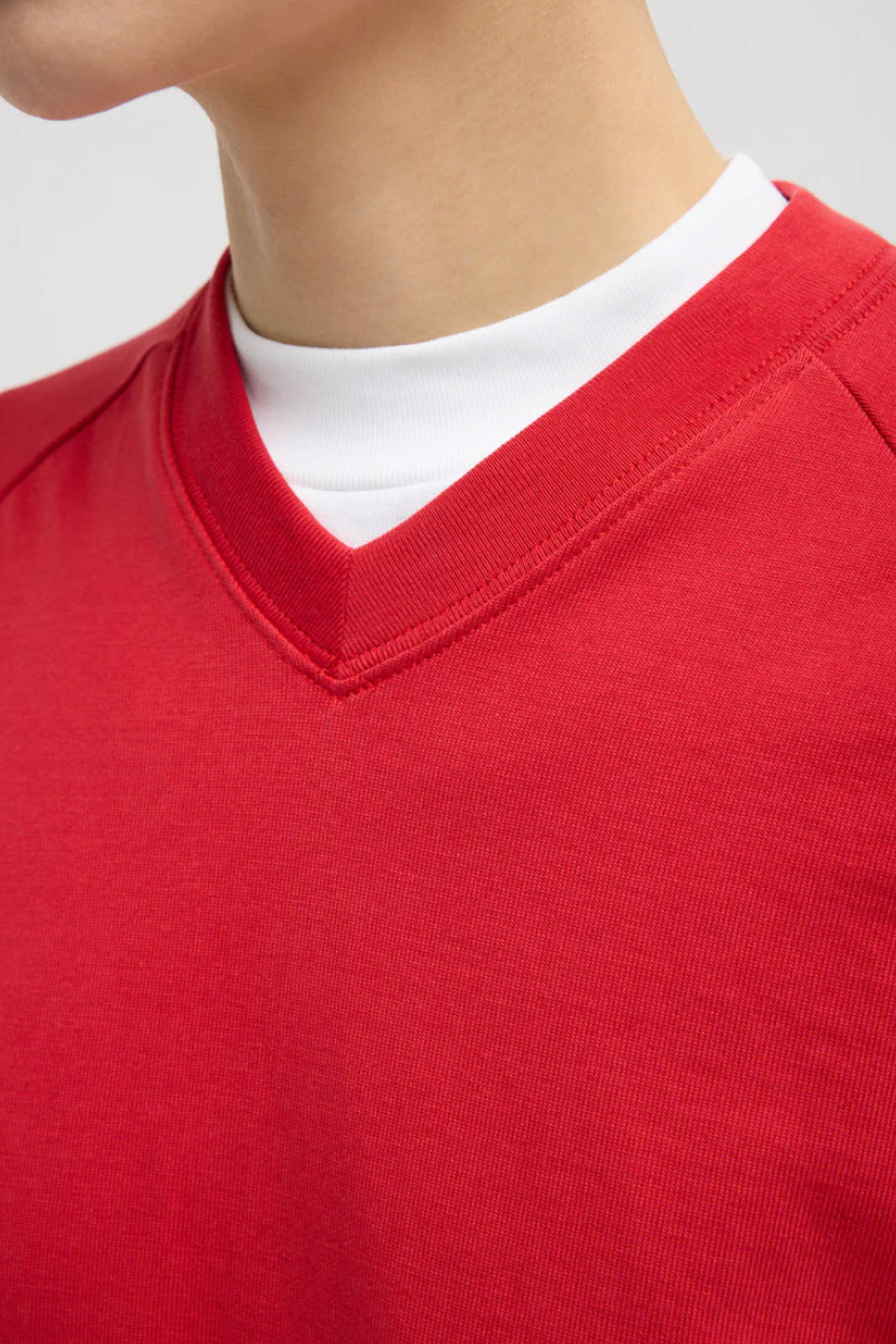 Tibi, Sweatshirt Perfect Vintage in Rot