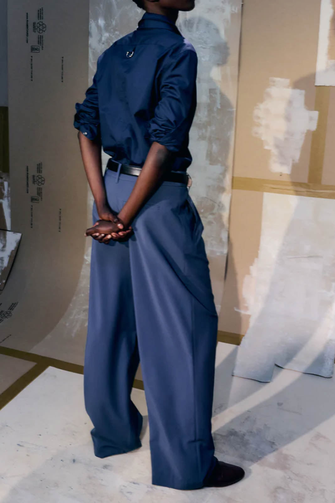 Tibi, Bluse Charlie in Navy