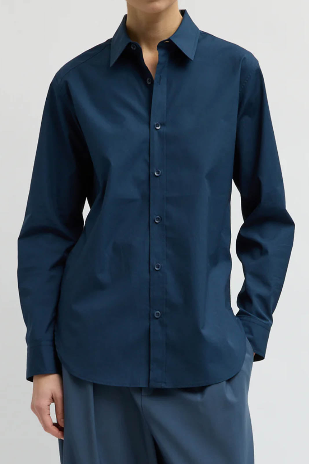 Tibi, Bluse Charlie in Navy