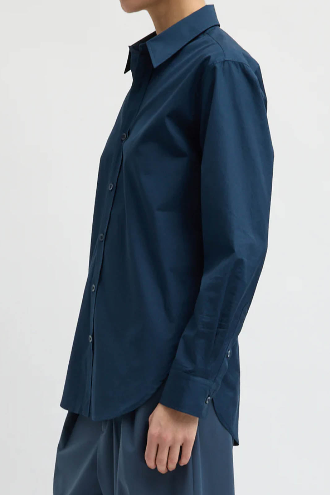 Tibi, Bluse Charlie in Navy