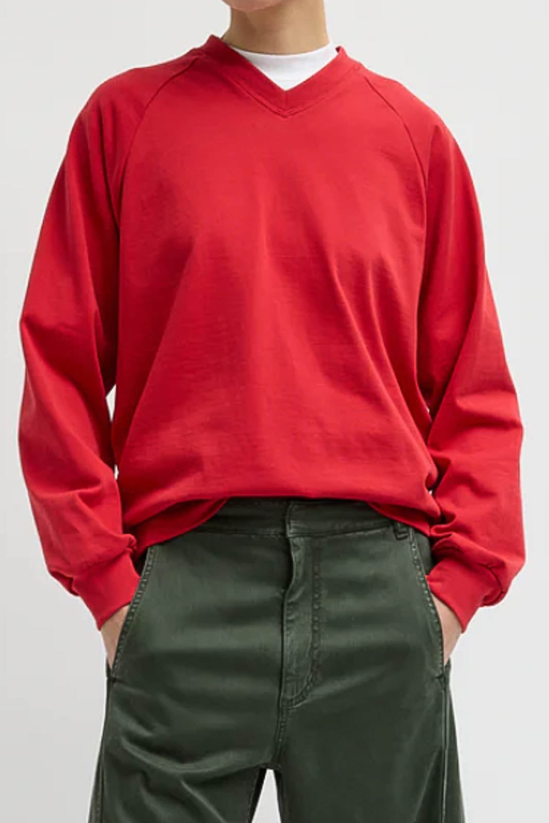 Tibi, Sweatshirt Perfect Vintage in Rot