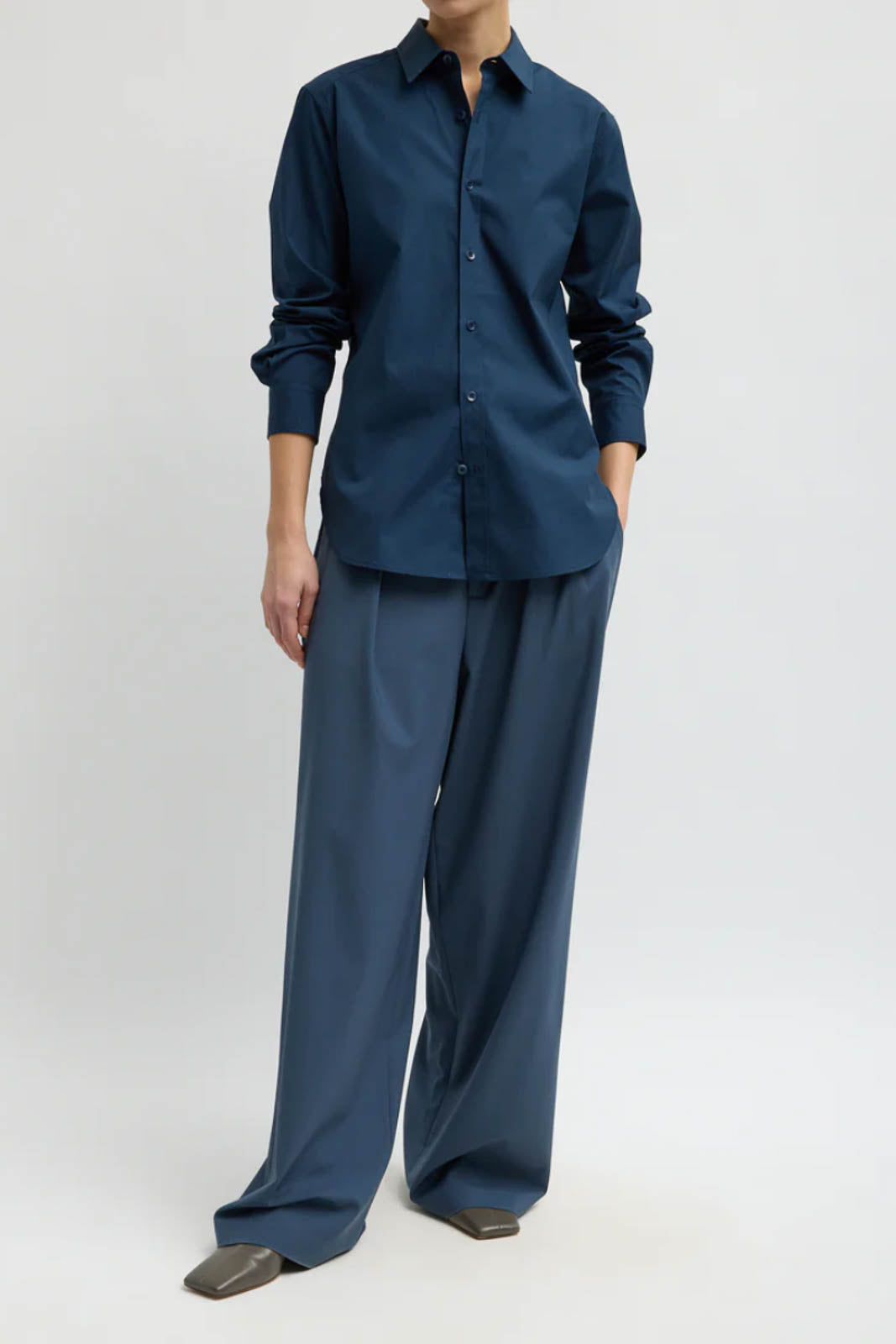 Tibi, Bluse Charlie in Navy