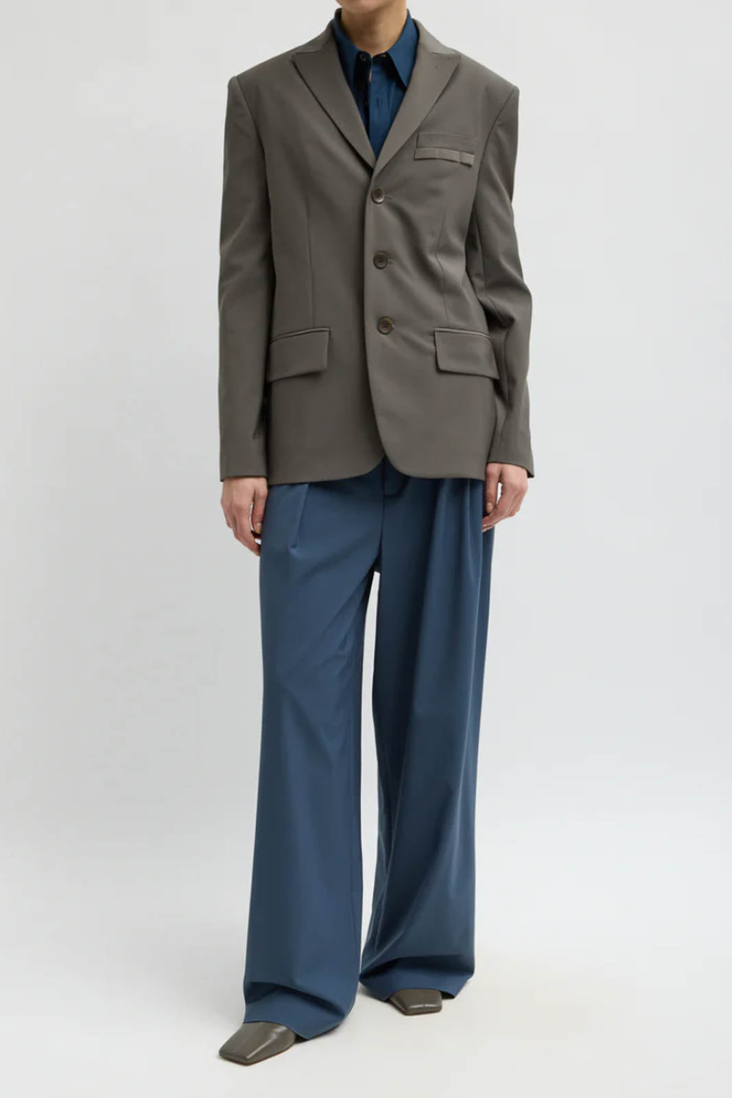Tibi, Hose Stella in Blue Fog