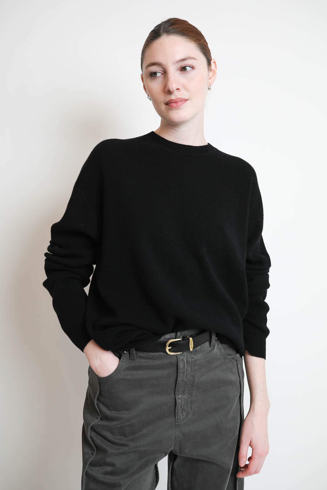 Tibi, Pullover Anna in Schwarz