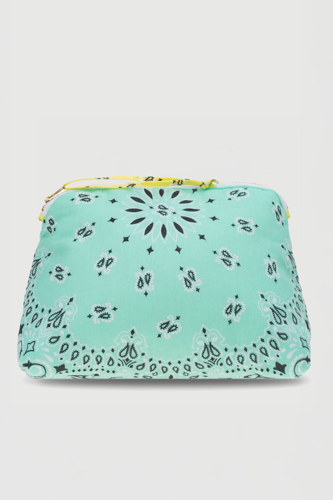 Tasche/Necessaire Vanity Large Arc-En-Ciel in Mint/Pale Yellow