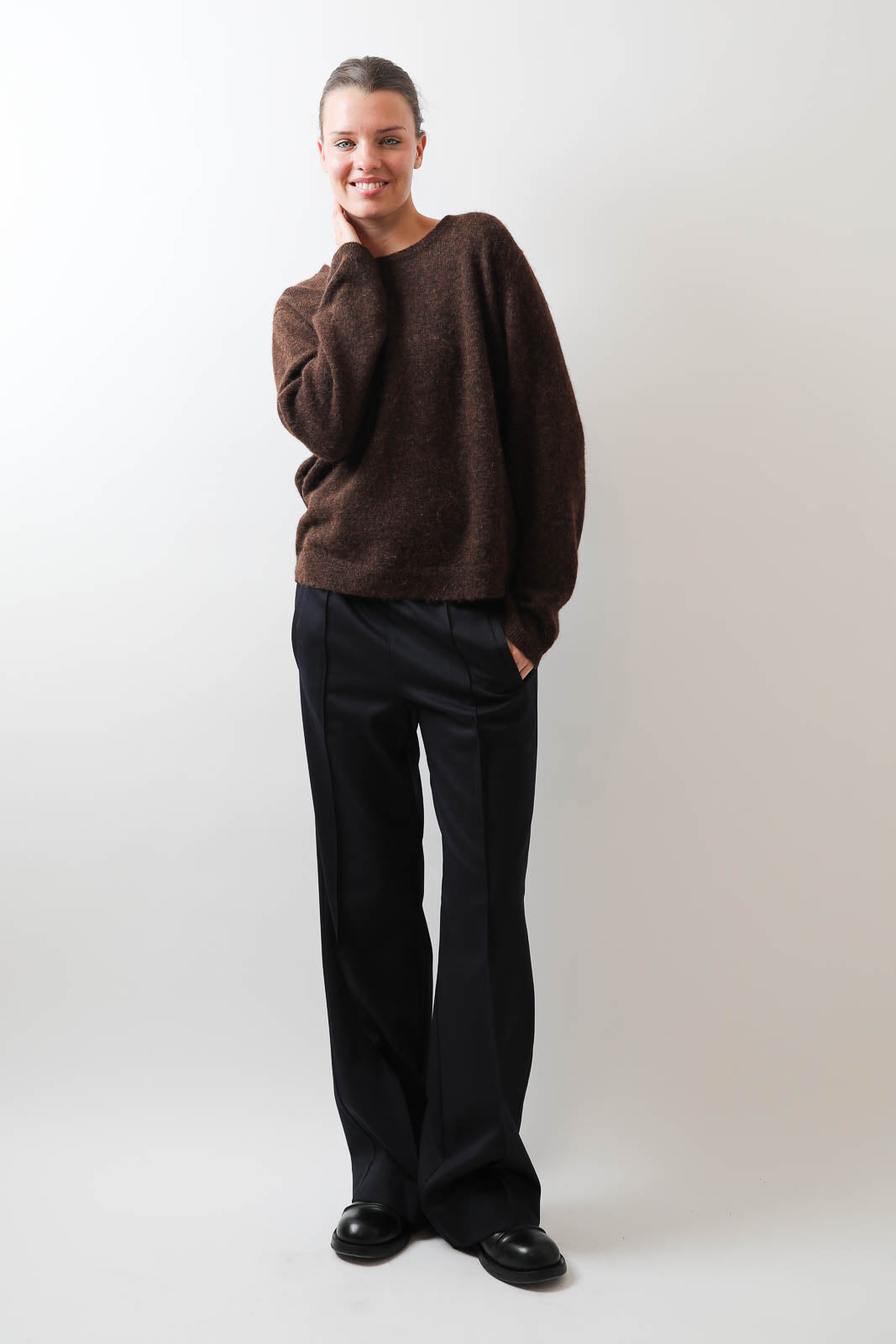 Pullover Crewneck in Havana