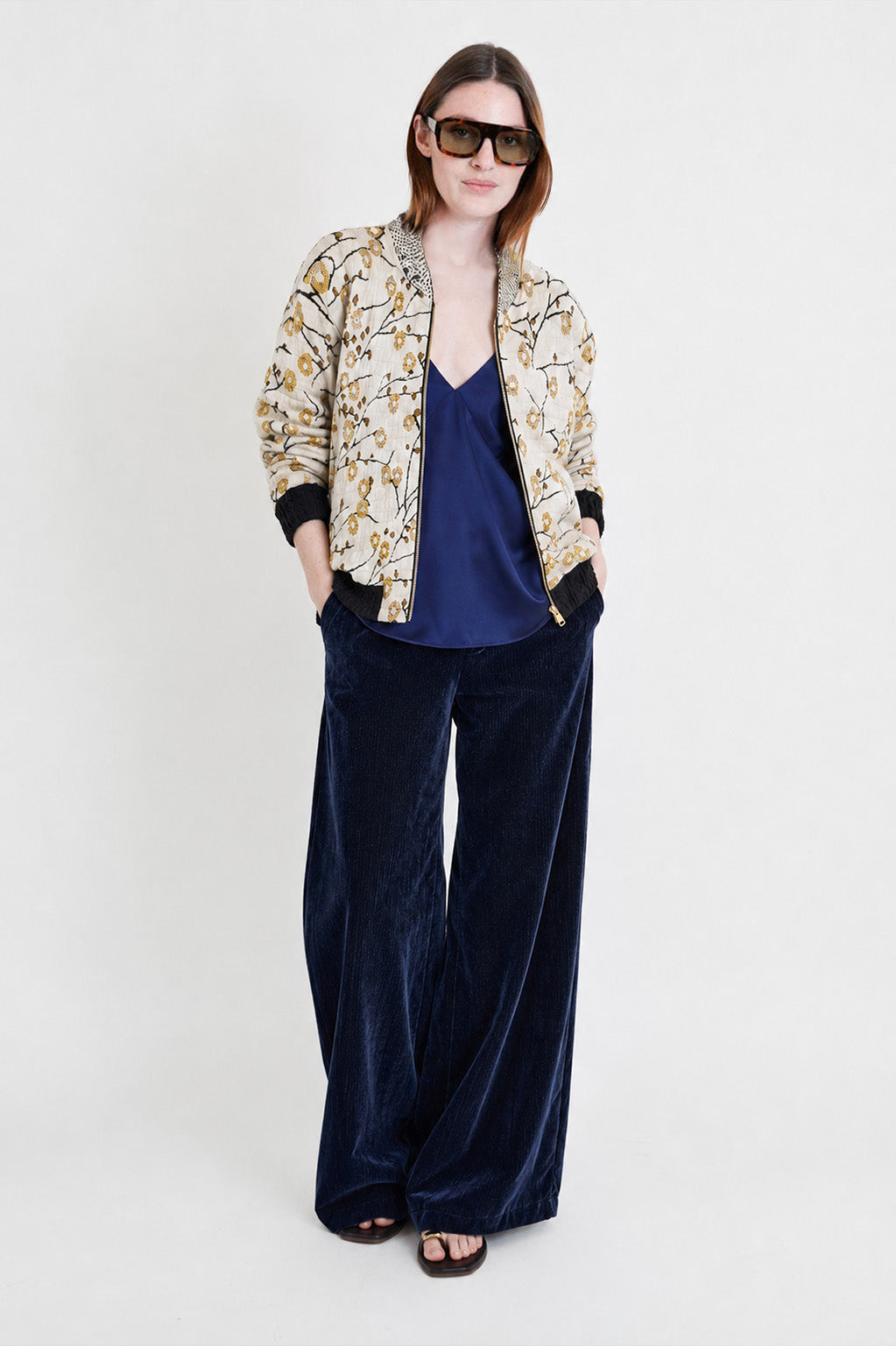 Forte-Forte, Hose Double Twill in Notte