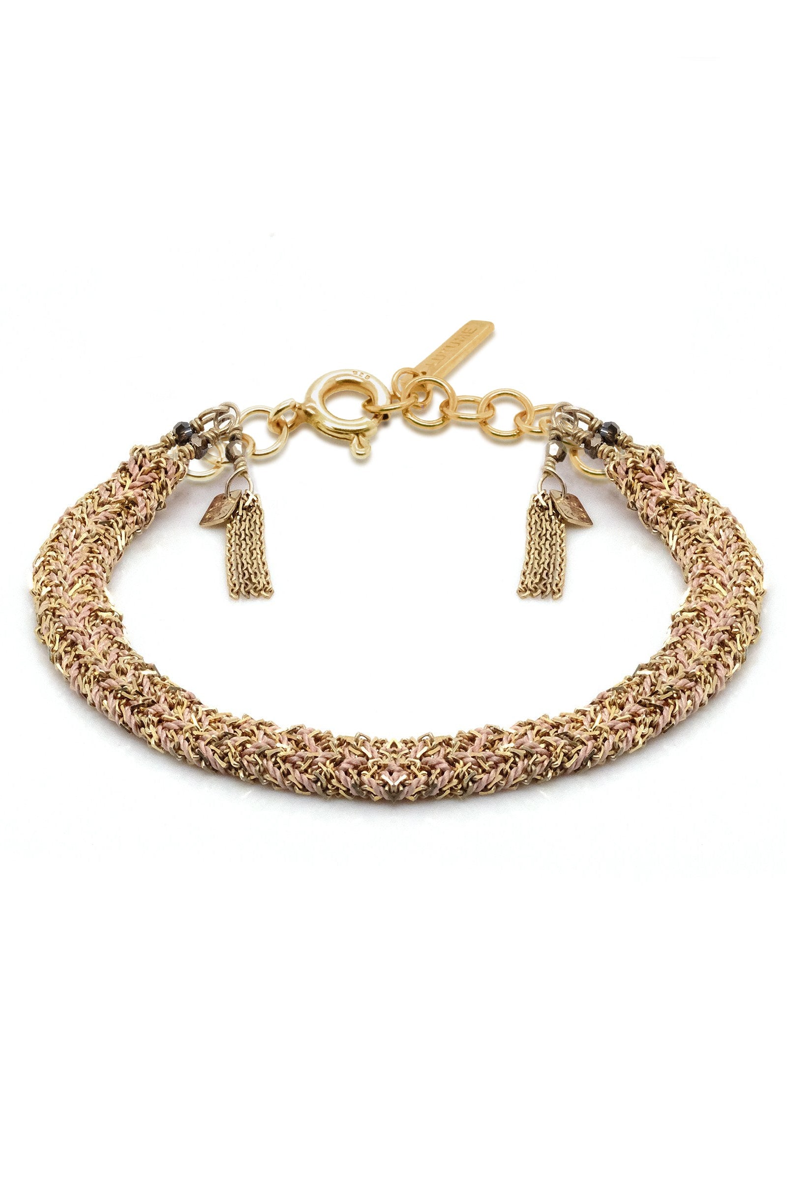 Armband N°183 in Gold/Nude