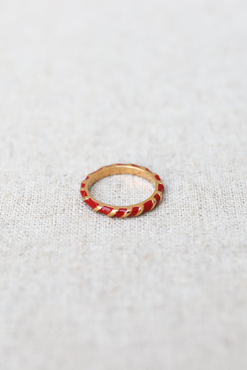 Ring Aimée in Rot
