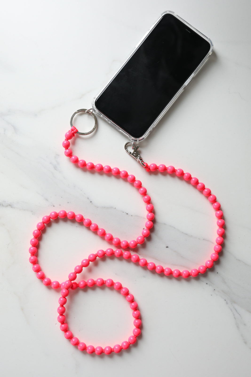 Handy-Kette in Neonpink
