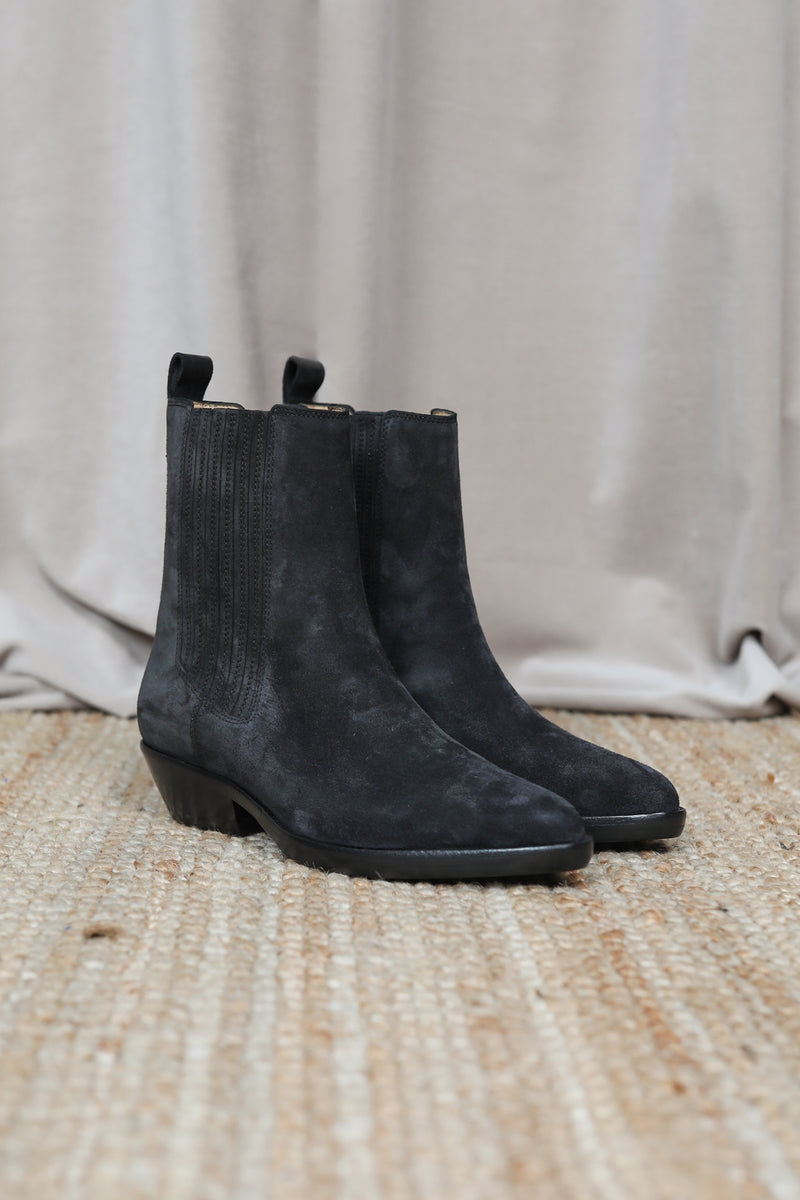 Boots Delena in Faded Black