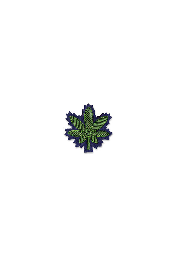Brosche Cannabis