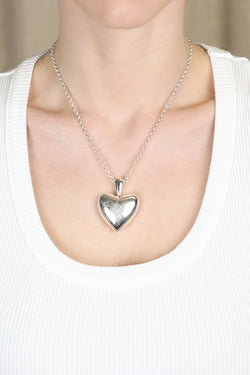 Halskette Voluptuous Heart XL in Silber
