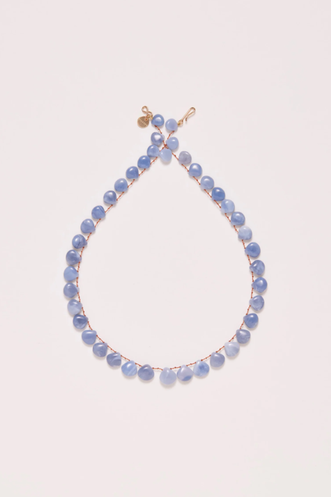 Necklace Berryblue with stones in Opale Bleue