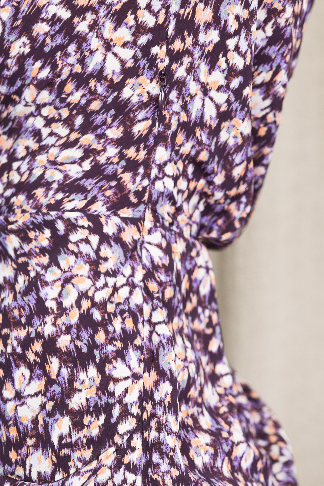 Dulce dress in purple/orange