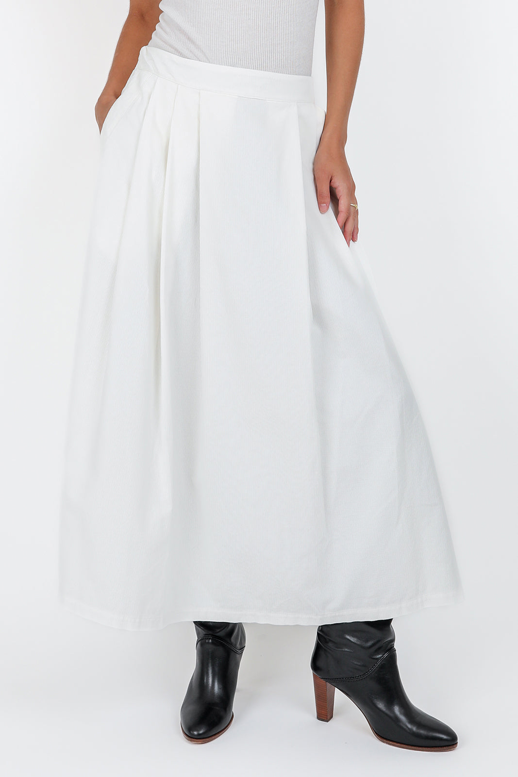 Skirt Maso Sarca in Winter White