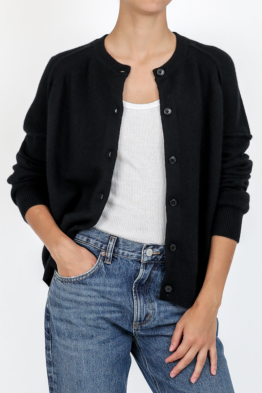 Keti cardigan in black