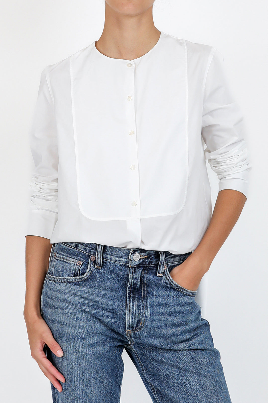 Cecile blouse in white