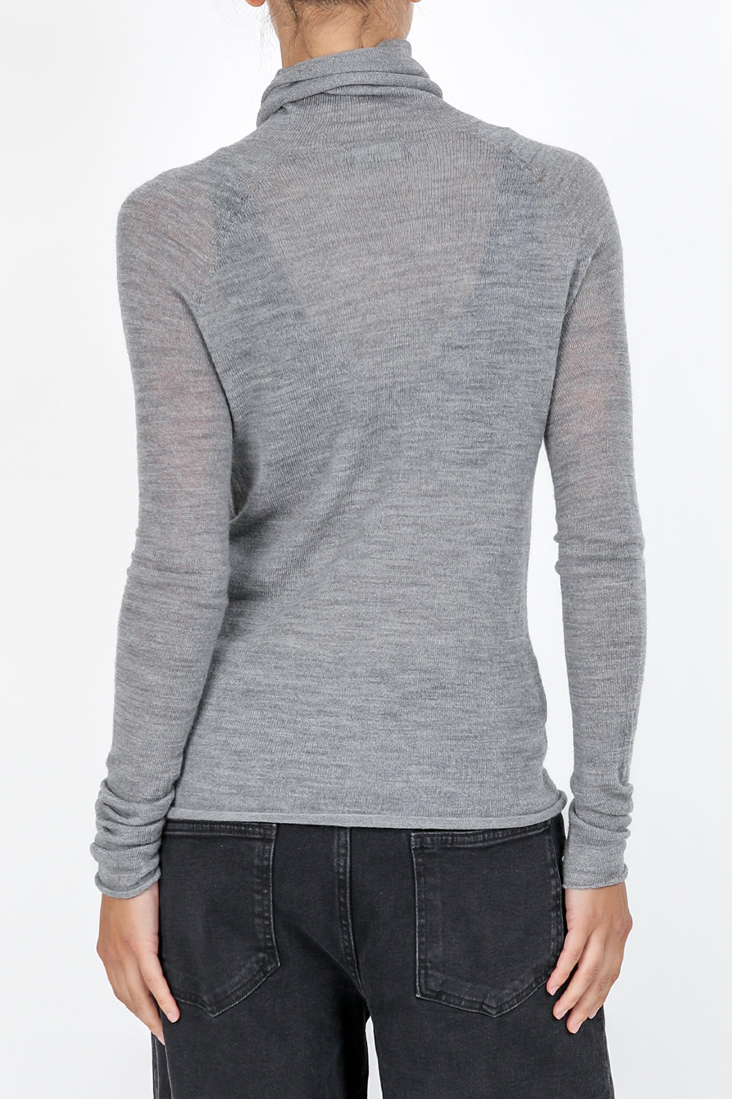 Dolcevita sweater with turtleneck in Grigio