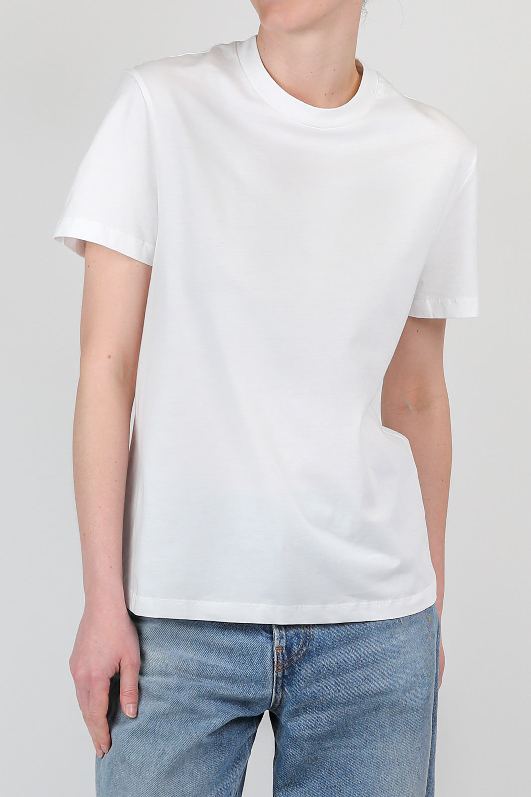 Cotton T-shirt in white