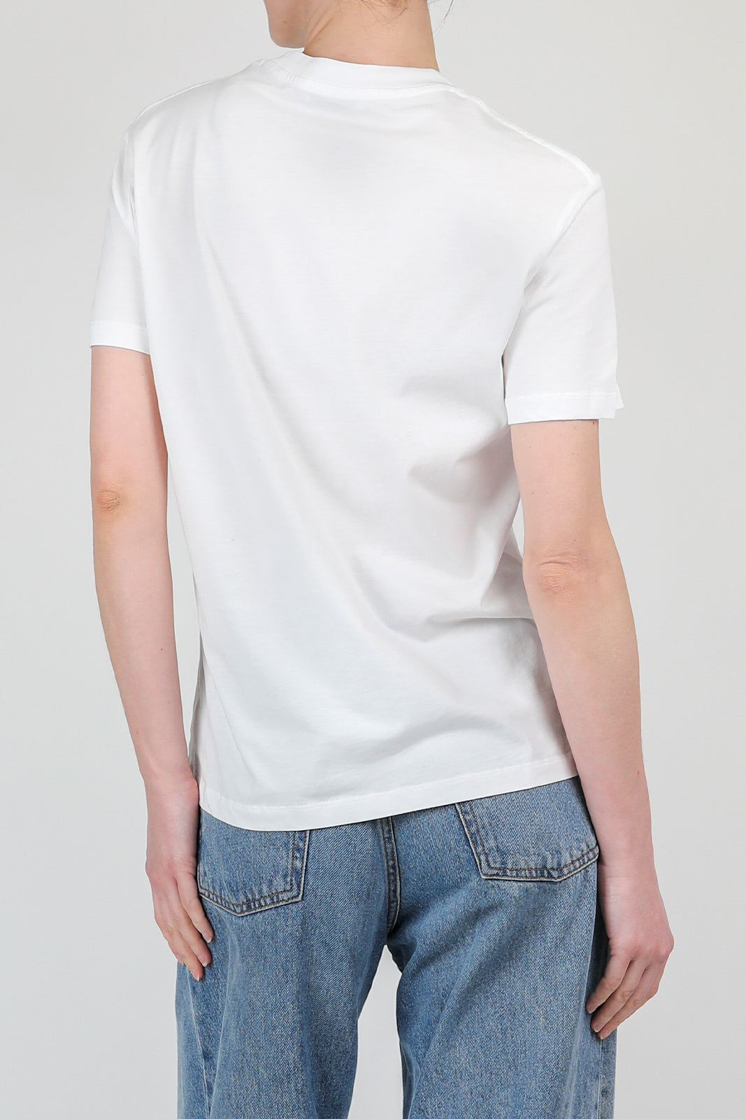 Cotton T-shirt in white