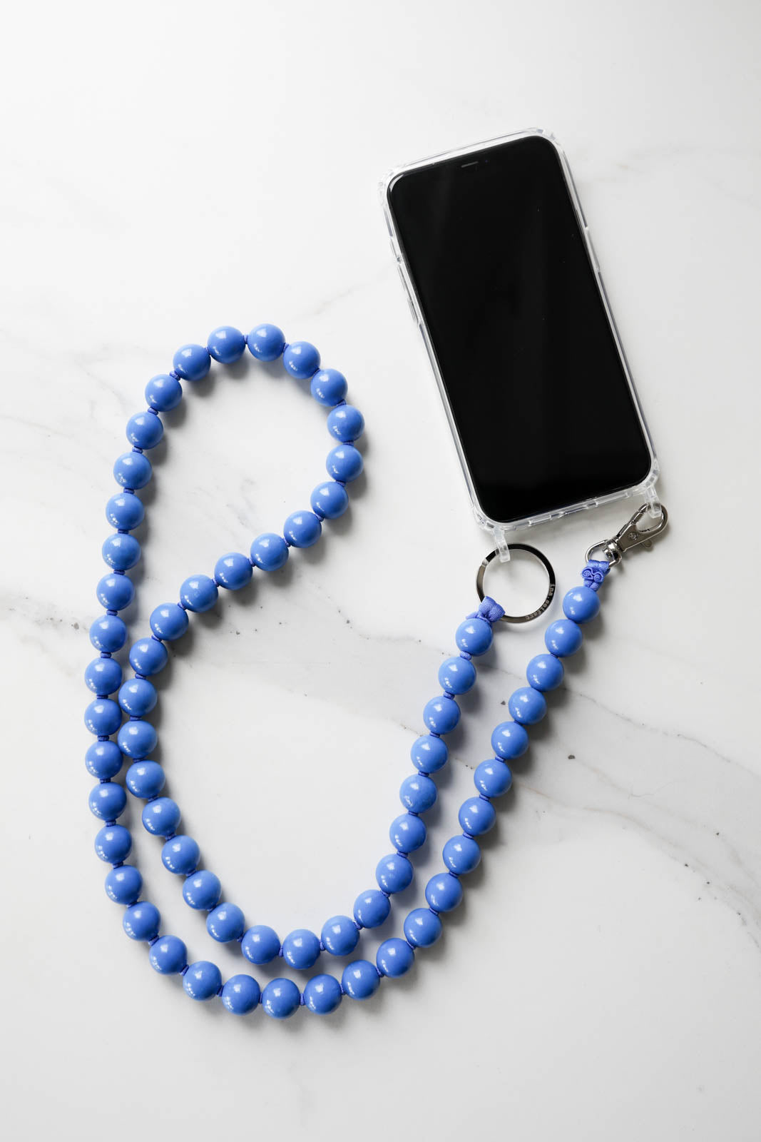 Cell phone chain Big in Blue/Blue