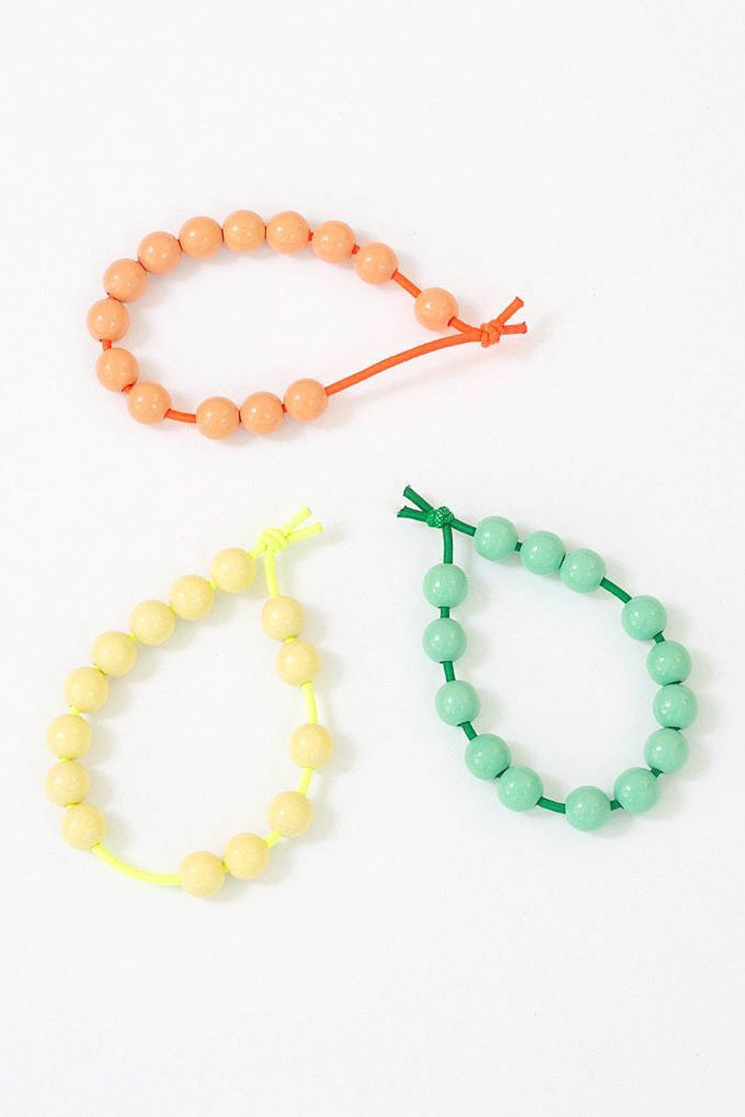 Hair tie set in pastel mix