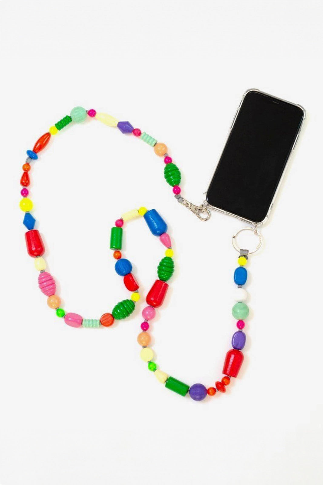 Cell phone chain Mix in Colorful Mix