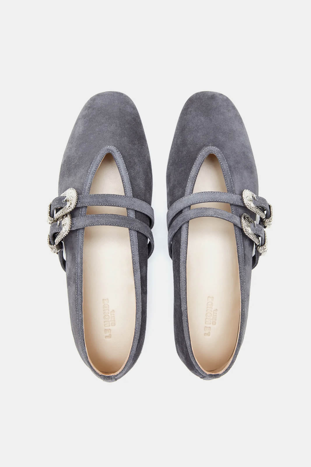 Claudia ballerinas in anthracite