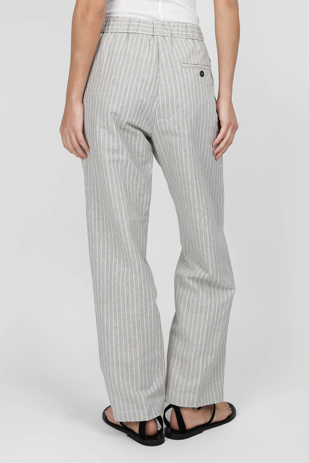 Linen pants in Ice