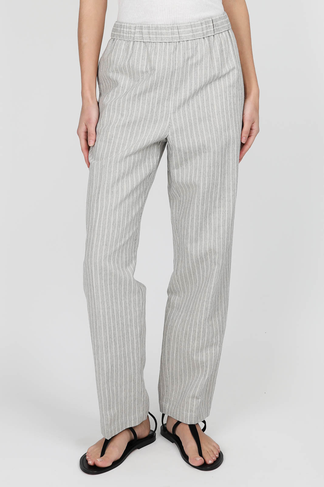 Linen pants in Ice